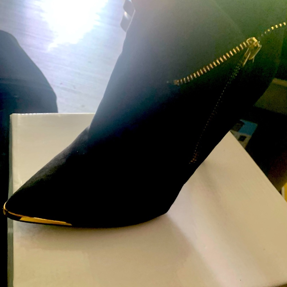 Boots from Ashley Stewart.